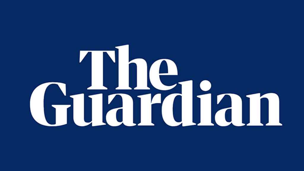 Logo of The Guardian, UK media outlet.